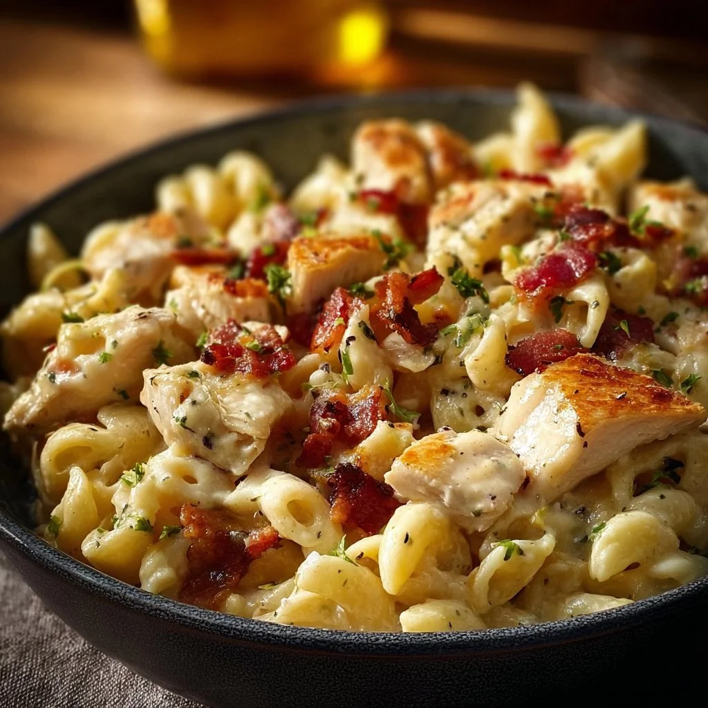 Chicken Bacon Ranch Pasta
