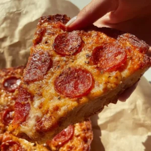 Delicious Chicken Crust Pizza served fresh with toppings