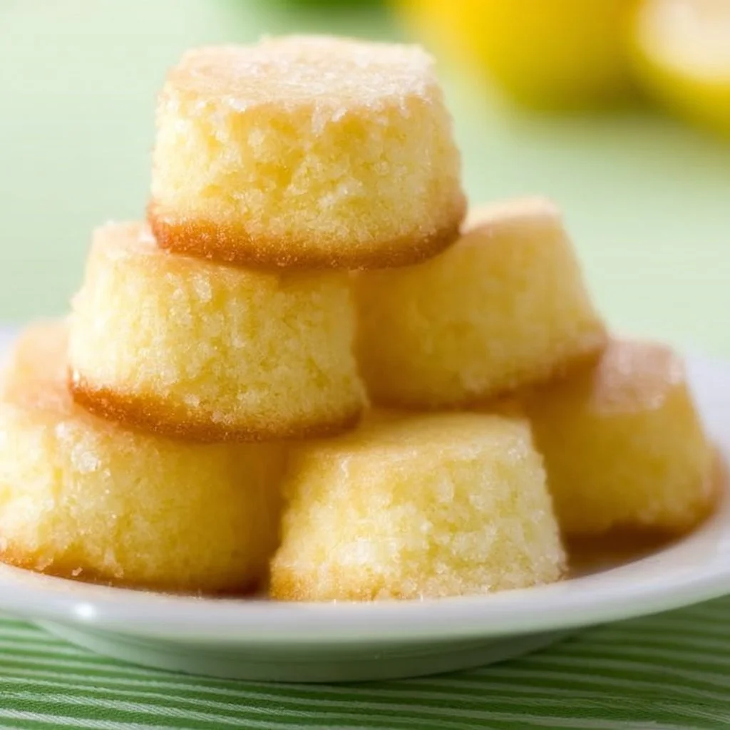 From Scratch Mini Lemon Drop Cakes