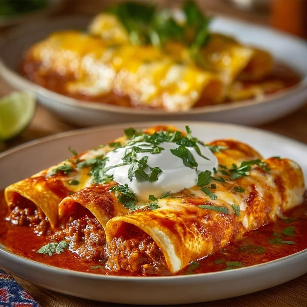 Ground Beef Enchiladas
