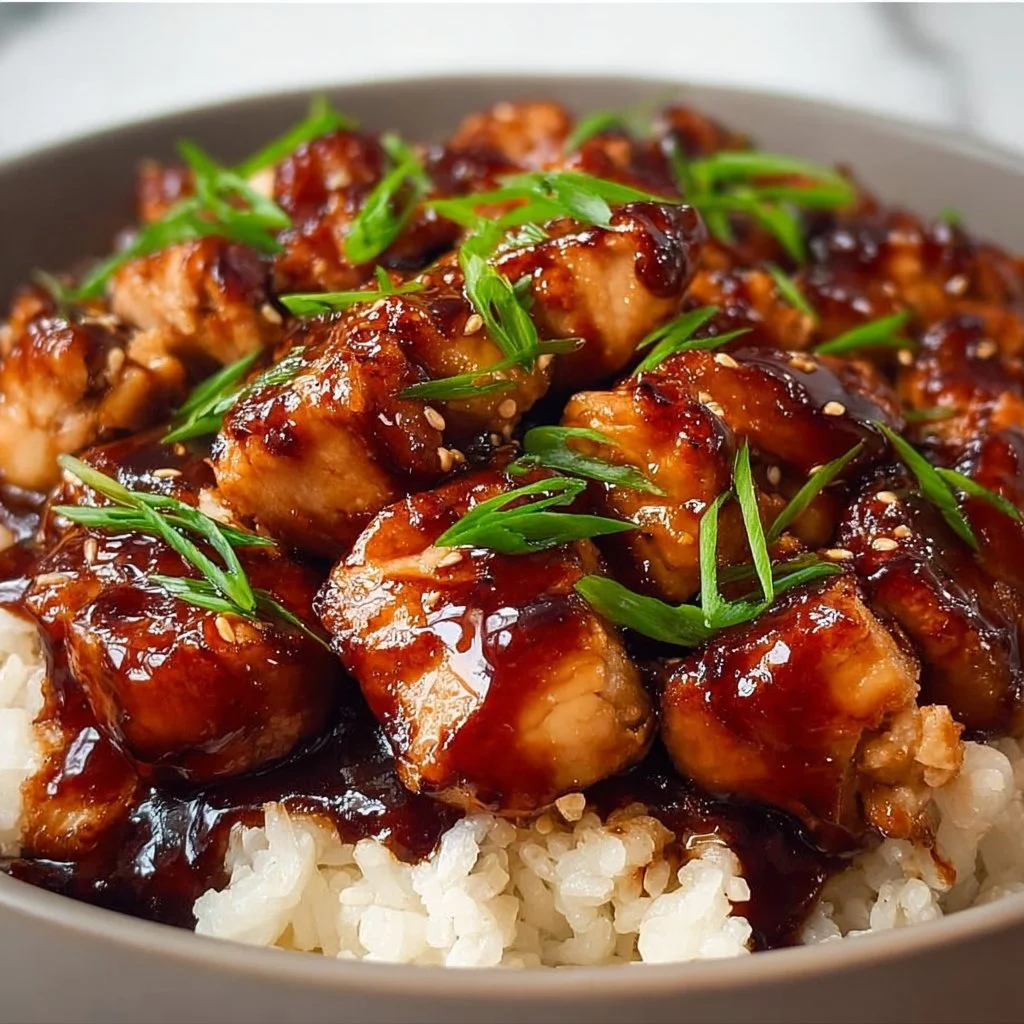 Honey BBQ Chicken Rice