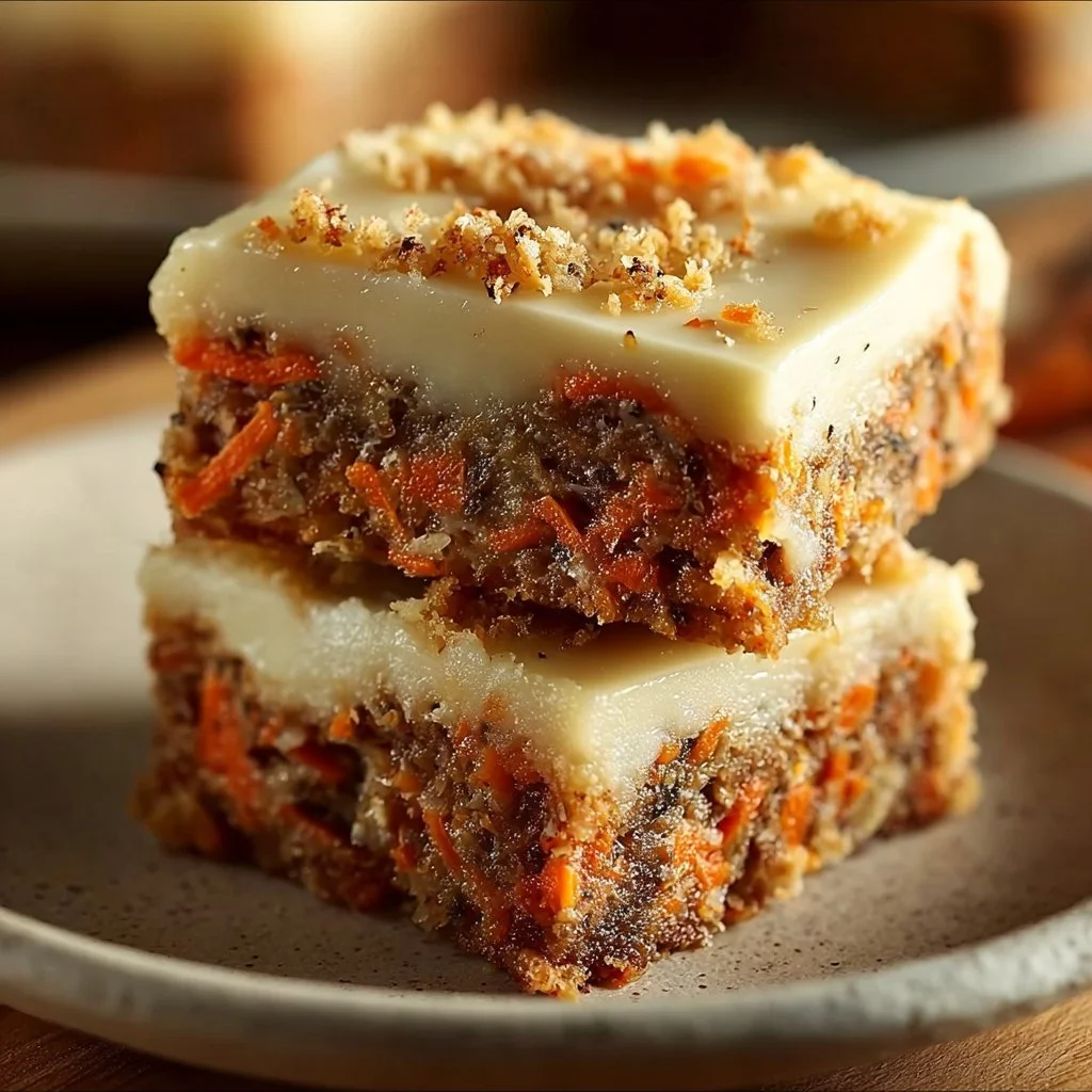 Irresistibly Indulgent Carrot Cake Cream Cheese Bars