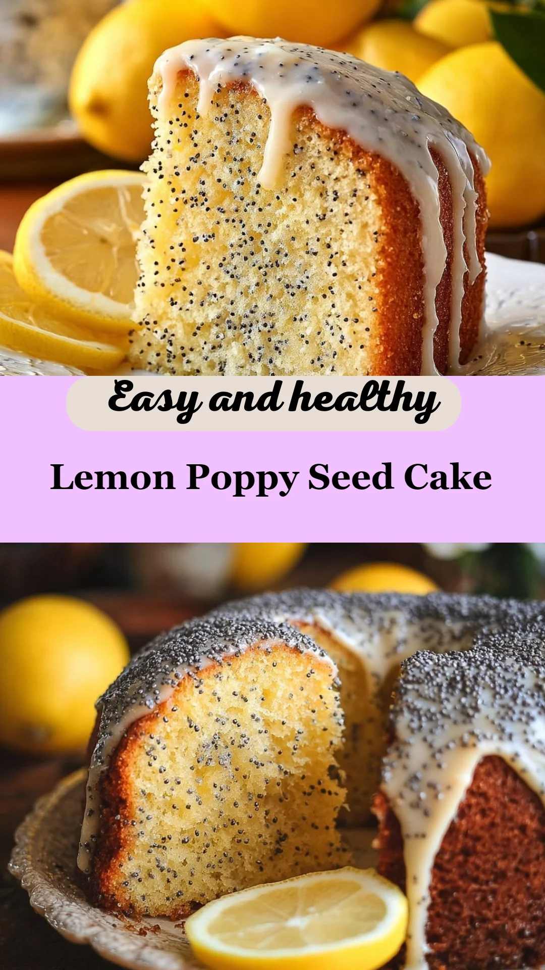 Lemon Poppy Seed Cake