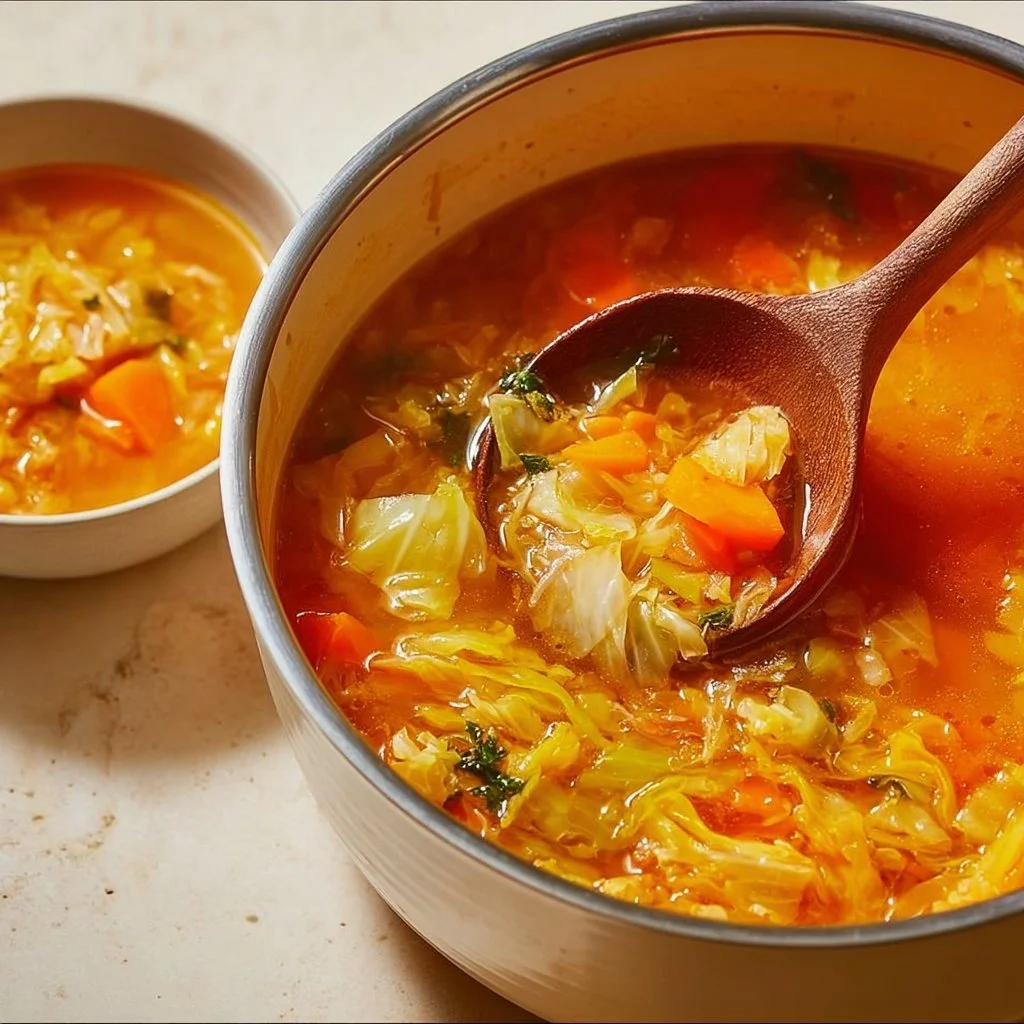 Low Calorie Cabbage Fat Burning Soup