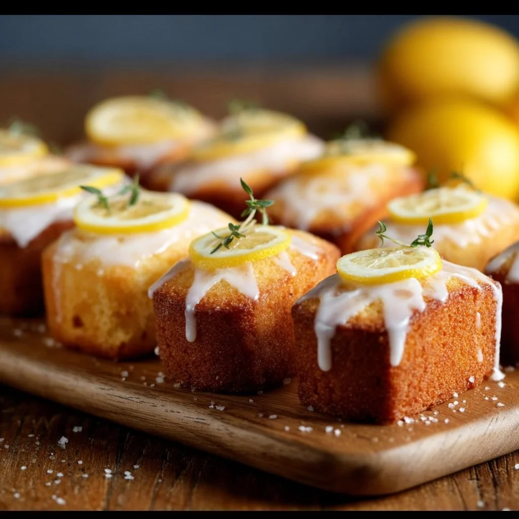 Mini Lemon Drizzle Cakes