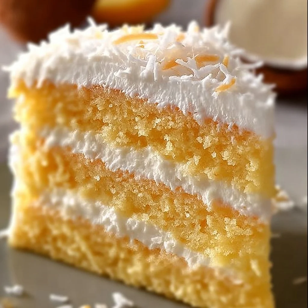 Pineapple Coconut Dream Cake