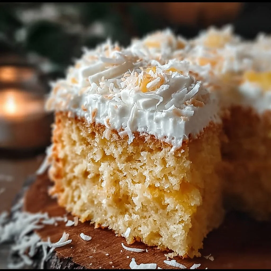 Pineapple Coconut Dream Cake