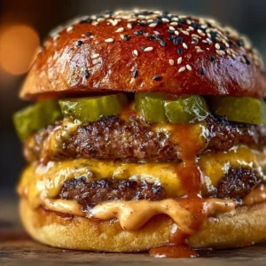 Perfectly cooked Smash Burger with fresh toppings and a toasted bun