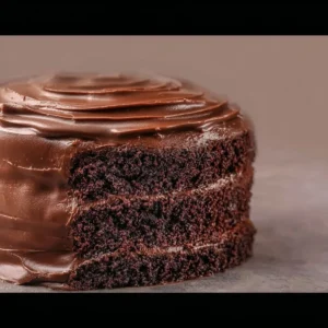 Ultimate Decadent Gluten Free Chocolate Cake with rich chocolate frosting