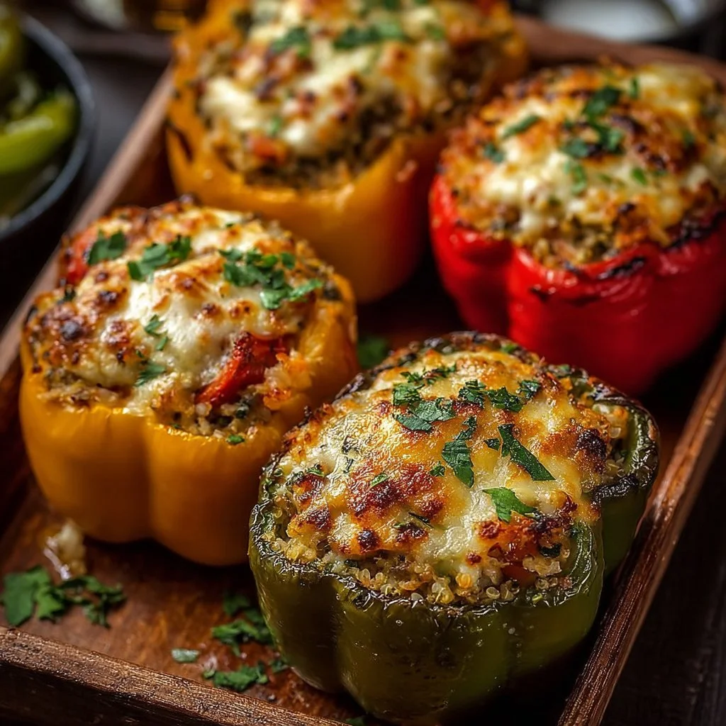 Vegetarian Stuffed Bell Peppers